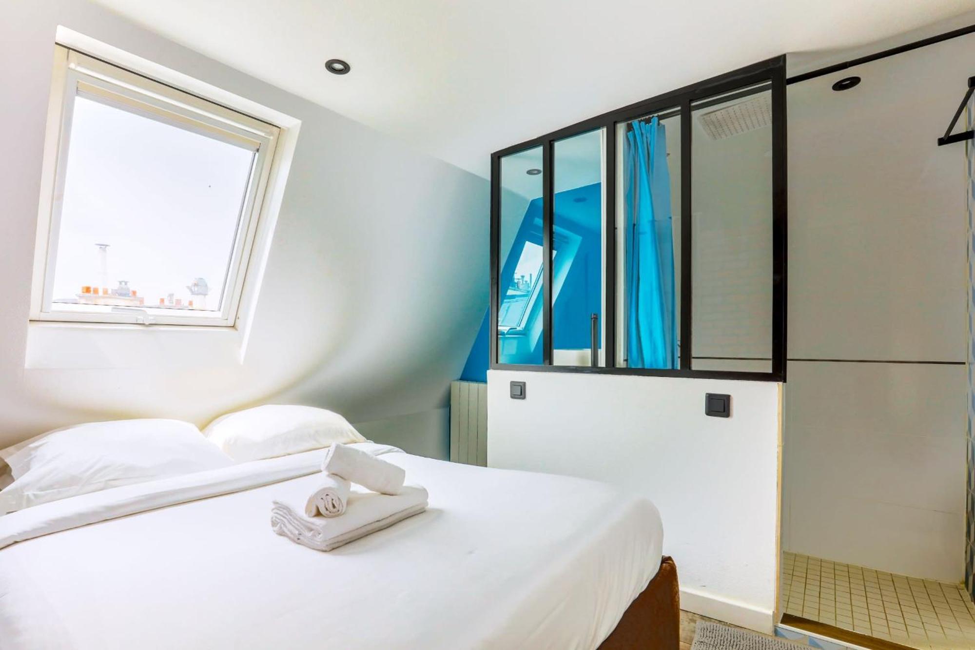 Central 1Br Room Space Parigi Esterno foto