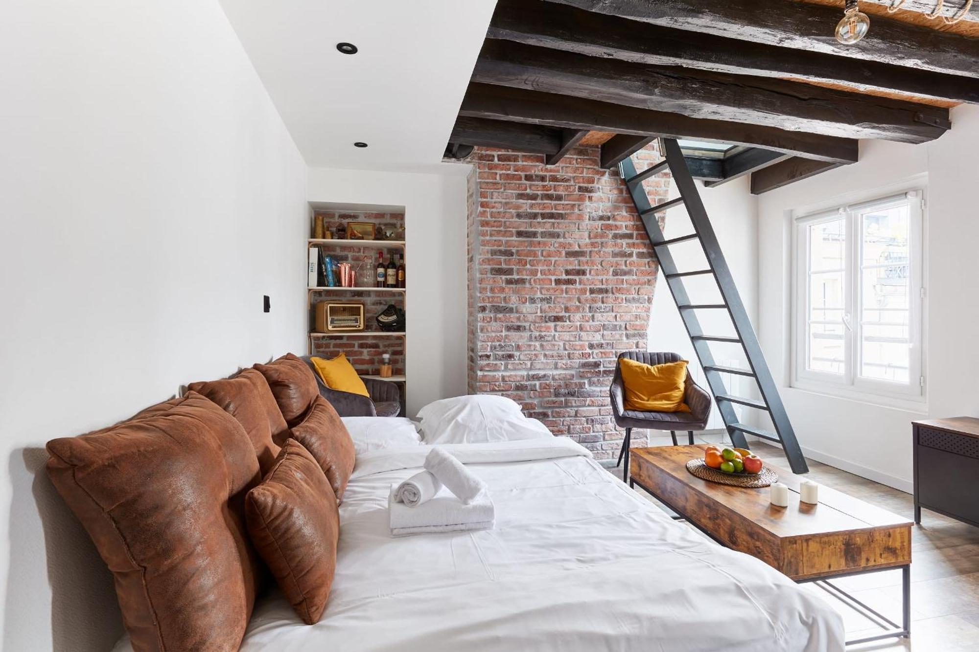 Central 1Br Room Space Parigi Esterno foto